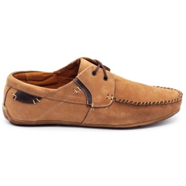 Olivier Mocassini uomo in pelle 297 marrone