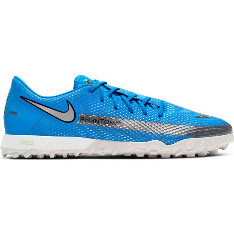 Scarpa da calcio Nike React Phantom Gt Pro Tf M CK8468 400 blu blu
