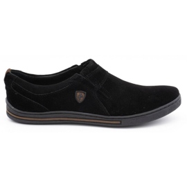 Polbut Scarpe brogue da uomo in pelle-Eko 362 nere nero