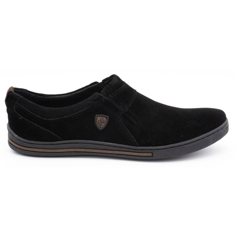 Polbut Scarpe brogue da uomo in pelle-Eko 362 nere nero