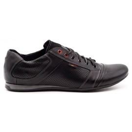 Lemar Scarpe in pelle da uomo nere 882 nero