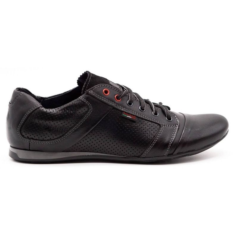 Lemar Scarpe in pelle da uomo nere 882 nero