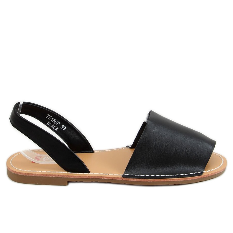 Sandali neri da donna TU150P Black nero
