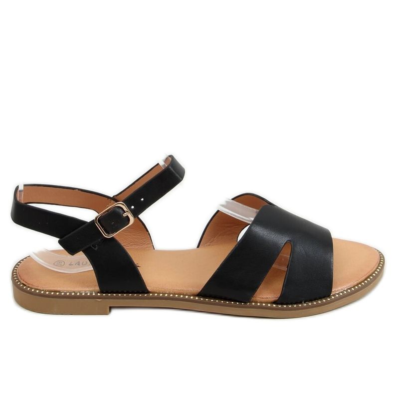 Sandali neri da donna K-20 Black nero