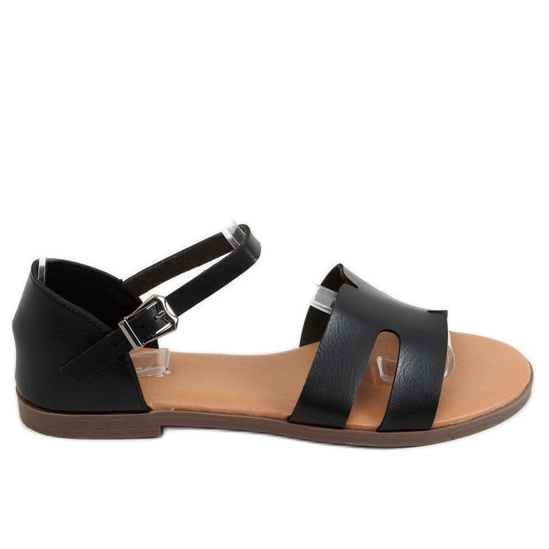 Sandali neri da donna 7823 Black nero