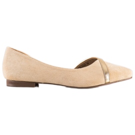 SHELOVET Ballerine alla moda beige