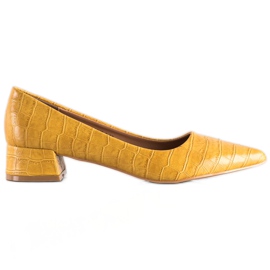 Sweet Shoes Décolleté classiche su tacchi bassi giallo