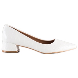 Sweet Shoes Décolleté classiche su tacchi bassi bianco