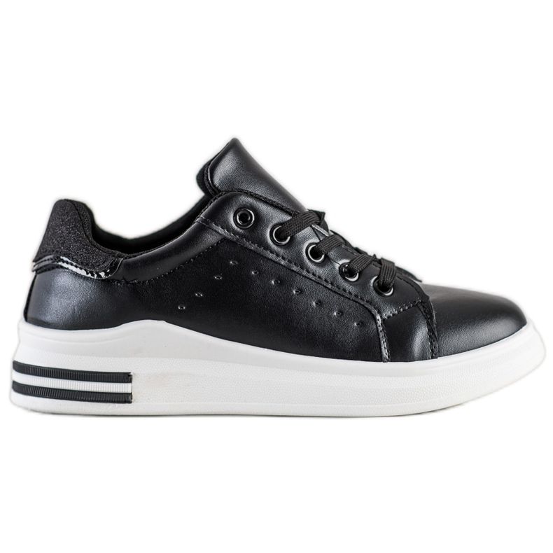 Diamantique Sneakers Con Inserto Glitter nero