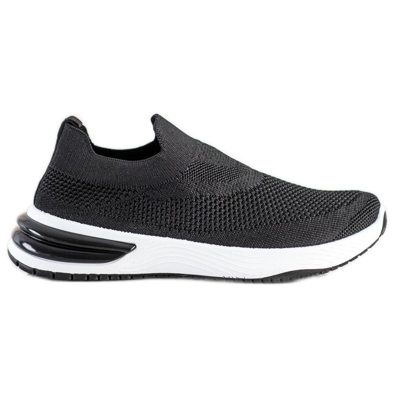 SHELOVET Scarpe da ginnastica senza lacci nero