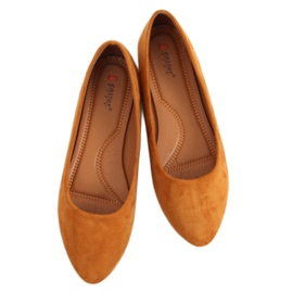 Camel CC212P Ballerine in camoscio liscio cammello marrone