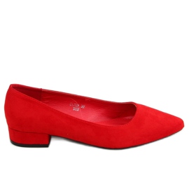 Rosso Décolleté tacco basso rosso CL70P Rosso