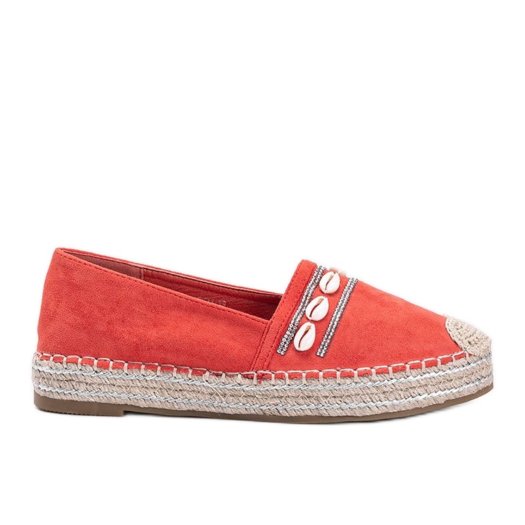 Espadrillas arancioni con conchiglie Sea Side arancia