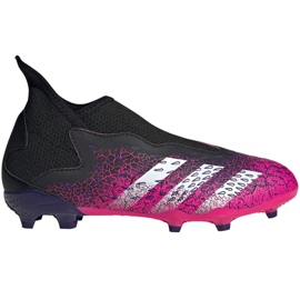 Scarpe da calcio Adidas Predator Freak.3 Ll Fg Jr FW7529 multicolore rosa