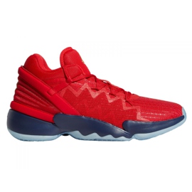 Scarpa da basket Adidas DON Issue # 2 M FX6519 multicolore rosso