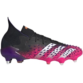 Scarpe da calcio Adidas Predator Freak.1 Sg M FW7243 multicolore rosa