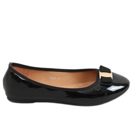 Ballerine laccate nere B2029 Black nero