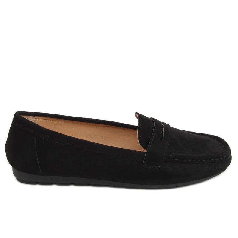 Mocassini da donna neri S-980 Black nero