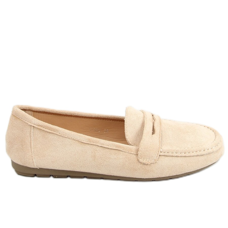 Mocassini da donna beige S-980 Beige