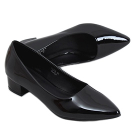 Nero Décolleté tacco basso nero CC206P Nero