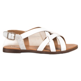 Sandali casual Sergio Leone bianco