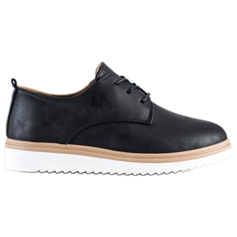 SHELOVET Scarpe nere casual nero