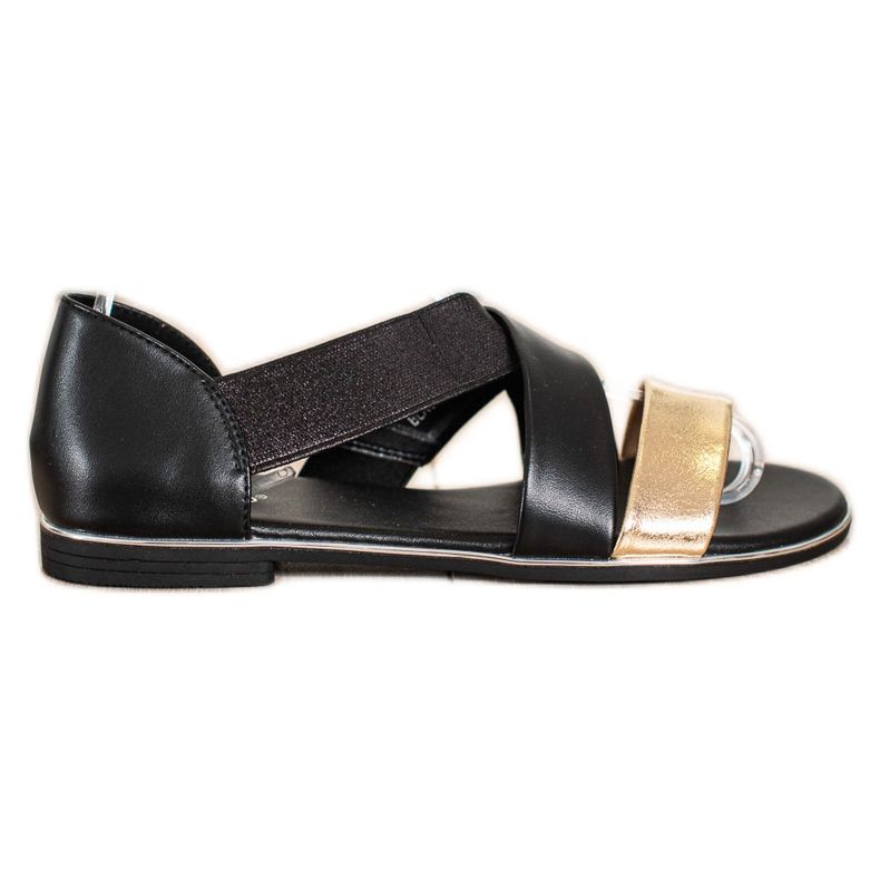 Evento Sandali slip-on con cinturini nero