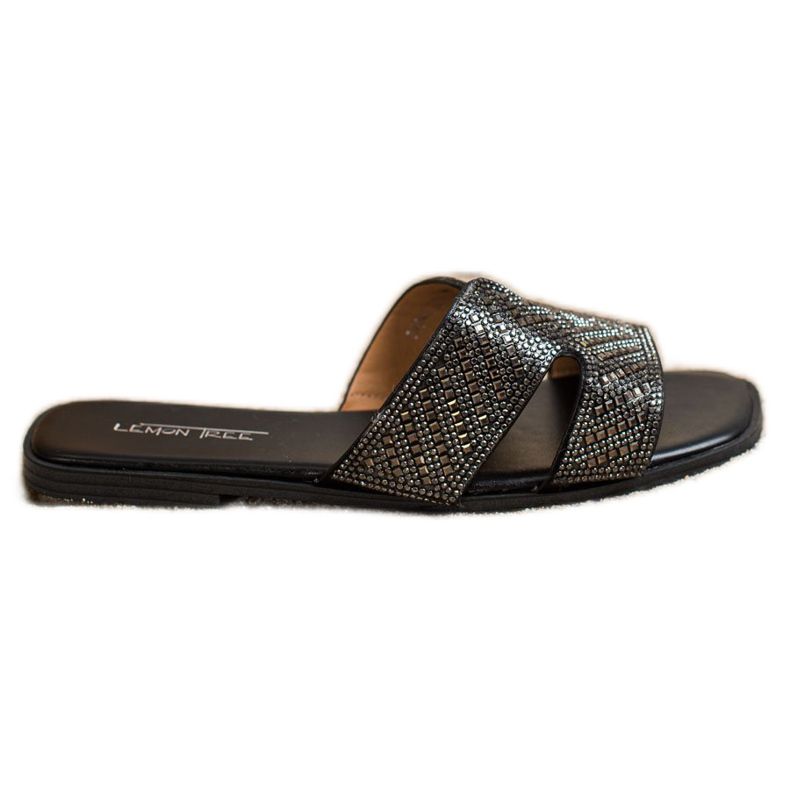 SHELOVET Pantofole Alla Moda Con Ornamenti nero
