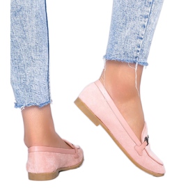 Mocassino Juliette in ecopelle rosa