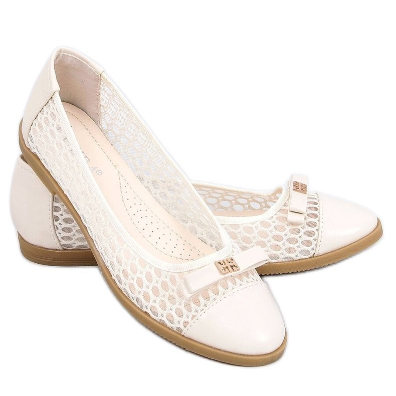 Ballerine traforate beige 1378 Beige