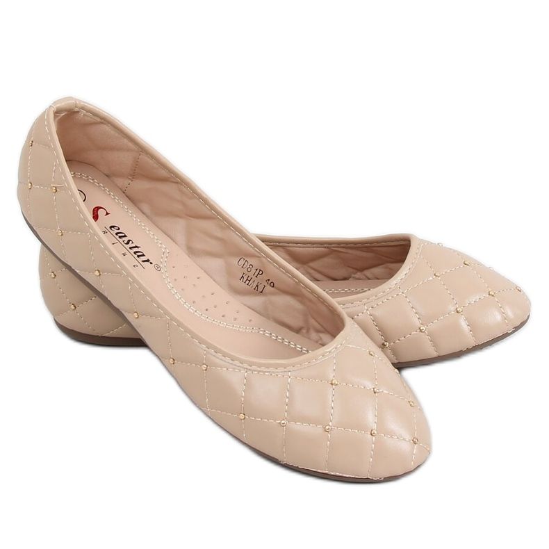 CD81P Ballerine beige kaki cachi