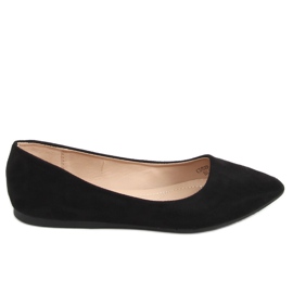 Ballerine con punta a mandorla nere CD52P Black nero