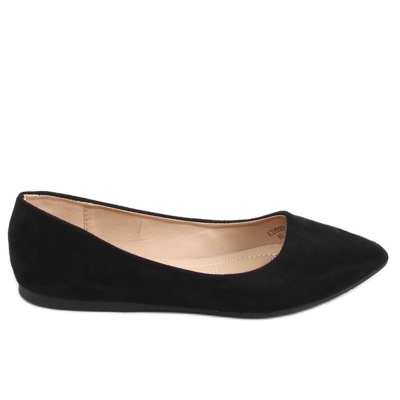 Ballerine con punta a mandorla nere CD52P Black nero