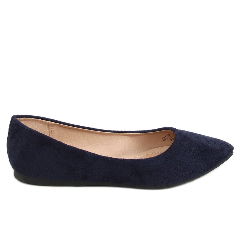 Ballerine con punta a mandorla blu navy CD52P Navy
