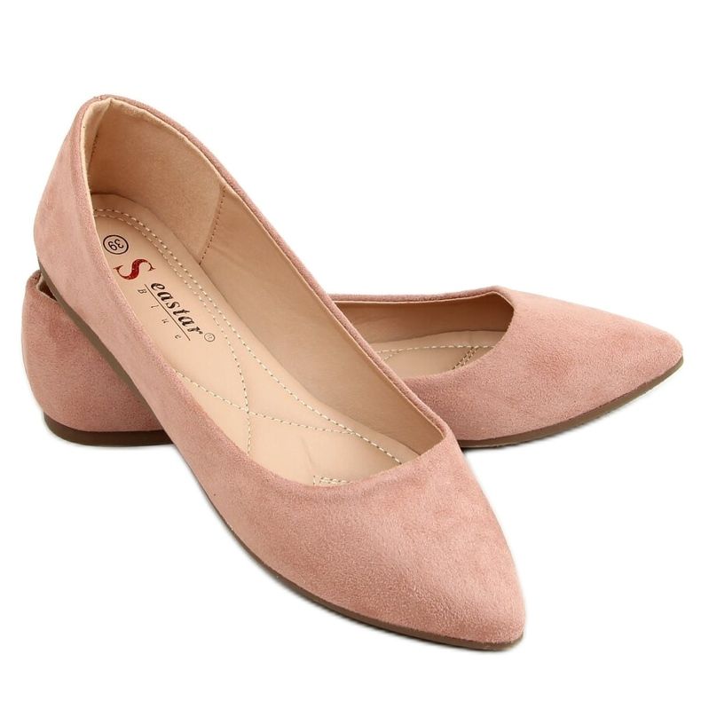 Ballerine con punta a mandorla rosa CD52P Pink