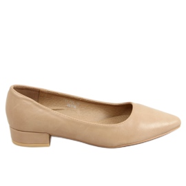 Décolleté con tacco alto beige grano CL70Q Beige