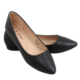 Ballerine con punta a mandorla nere CD53P Black nero