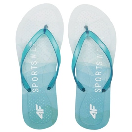 Infradito 4F W H4L21-KLD003 48S blu verde