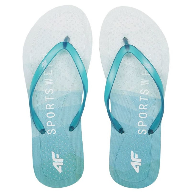 Infradito 4F W H4L21-KLD003 48S blu verde