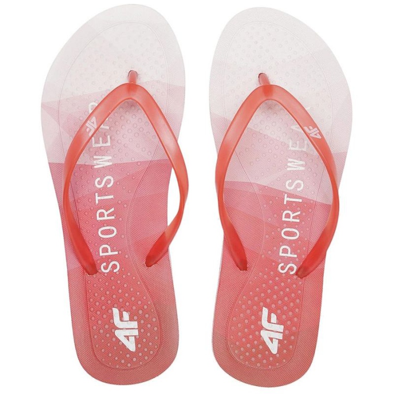 4F W H4L21-KLD003 62S Infradito rosso