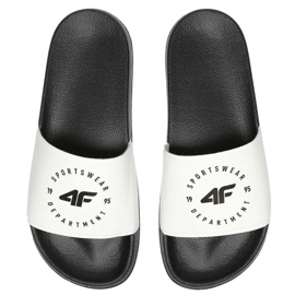 Pantofole 4F W H4L21-KLD002 10S bianco nero