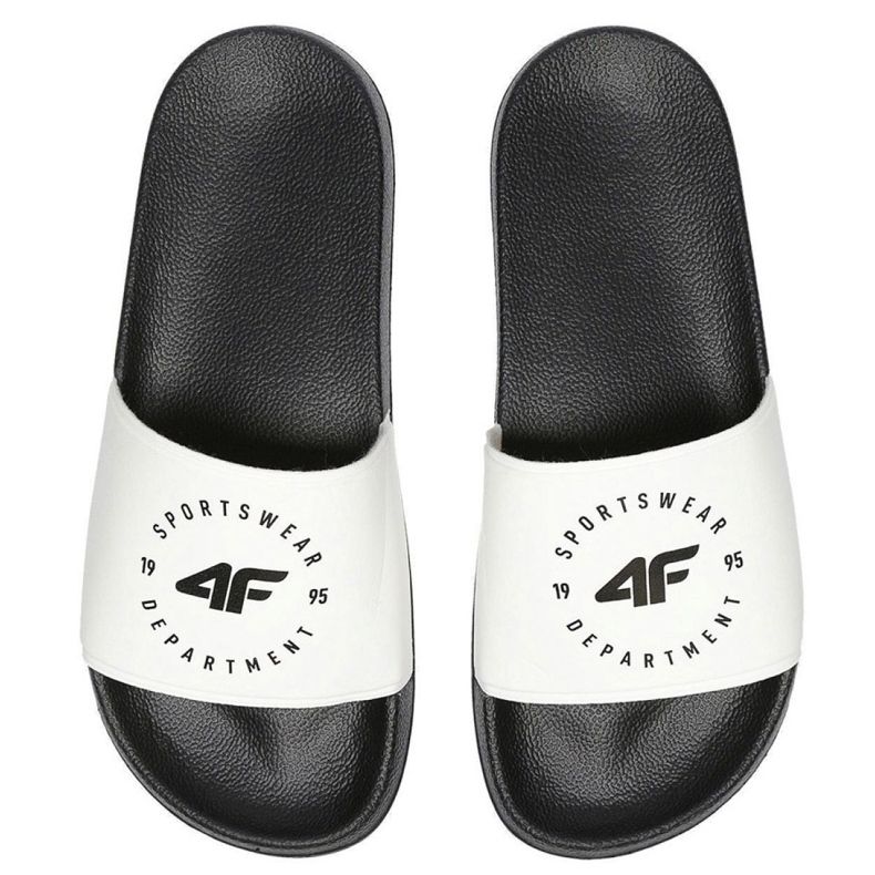 Pantofole 4F W H4L21-KLD002 10S bianca nero