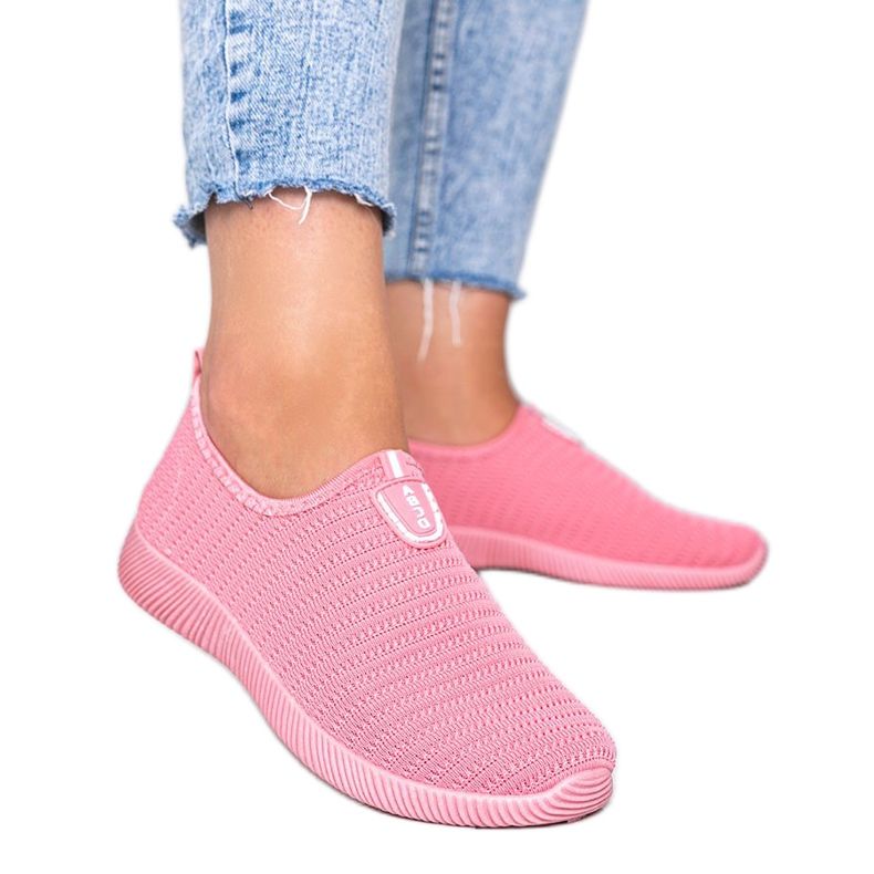 Sneakers sportive rosa "Do it"