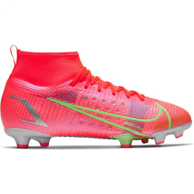 Nike Mercurial Superfly 8 Pro Fg Jr CV0804 600 scarpe da calcio arancia arancia