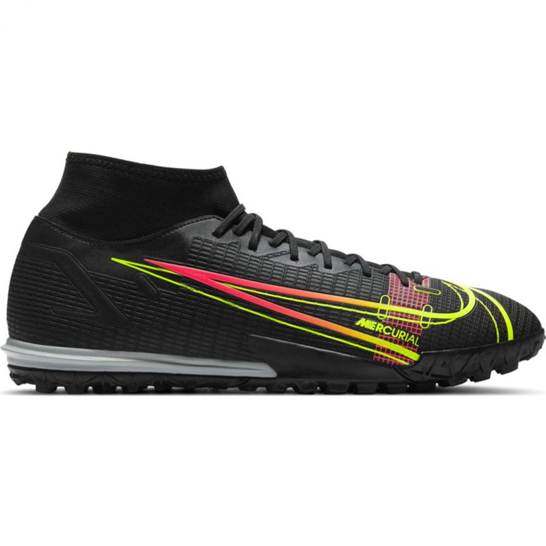 Nike Mercurial Superfly 8 Academy Tf M CV0953 090 scarpe da calcio nero nero