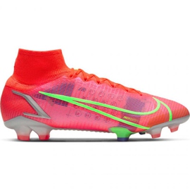 Nike Mercurial Superfly 8 Elite Fg M CV0958 600 scarpe da calcio arancia arance e rosse