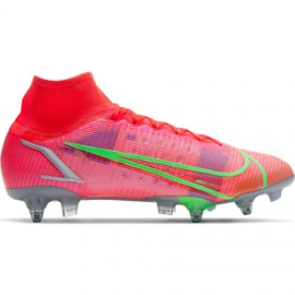 Scarpa da calcio Nike Mercurial Superfly 8 Elite SG-PRO Ac M CV0960 600 arancia arance e rossi