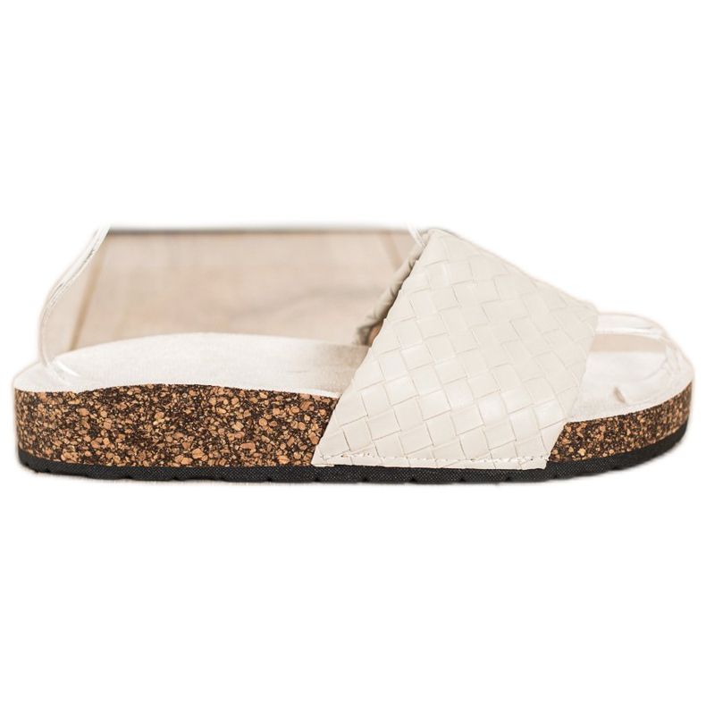 SHELOVET Pantofole intrecciate alla moda marrone