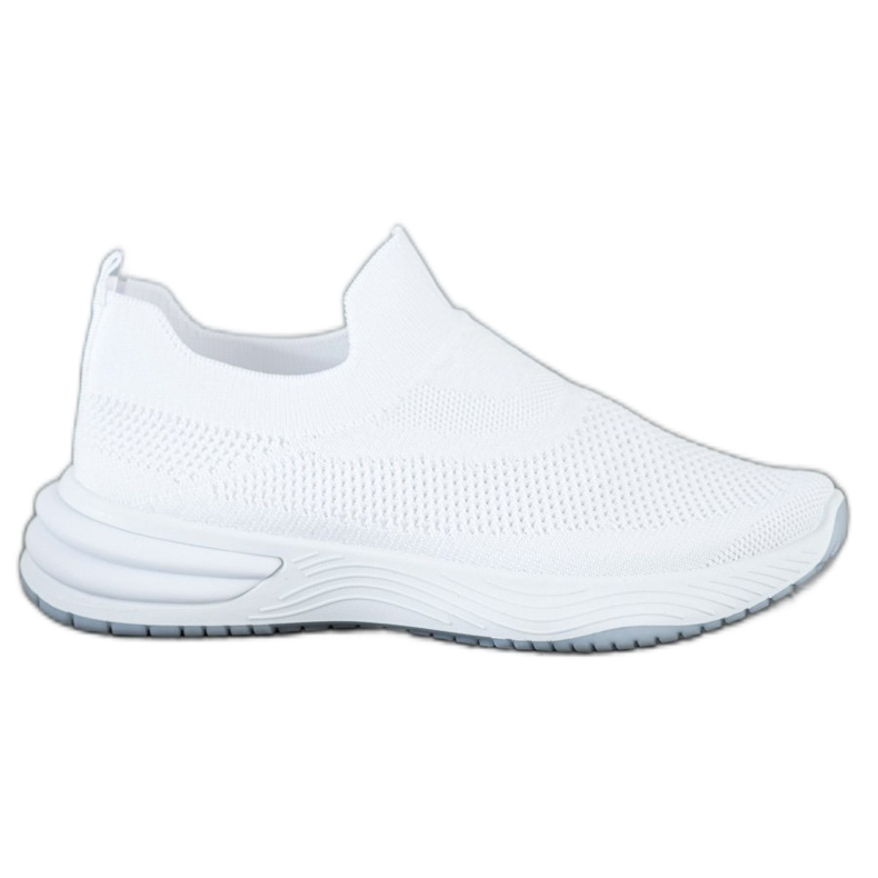 SHELOVET Scarpe da ginnastica senza lacci bianca