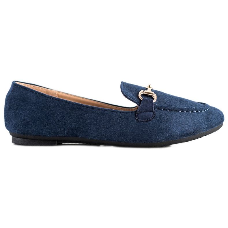 VINCEZA Mocassini Glitter blu navy blu